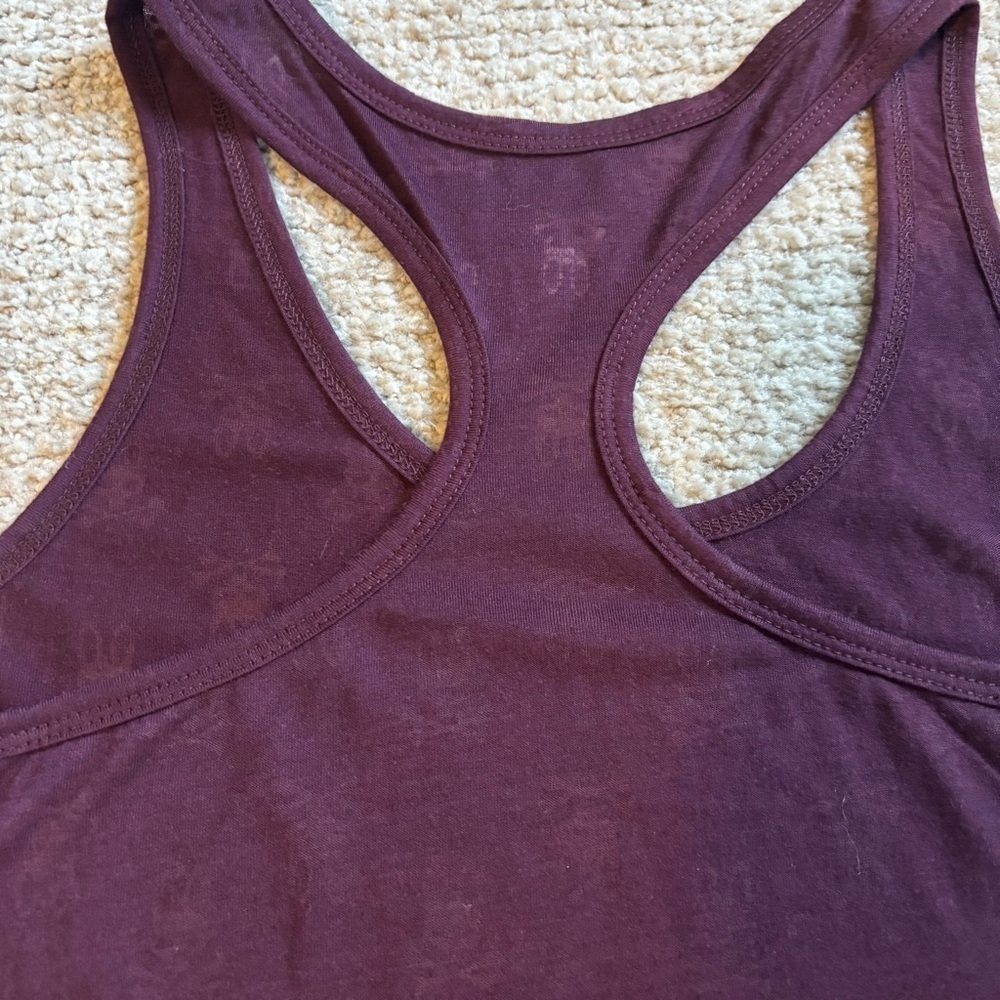 Pyscho Bunny Womens Maroon Tank Top - size M​ - Picture 5 of 5